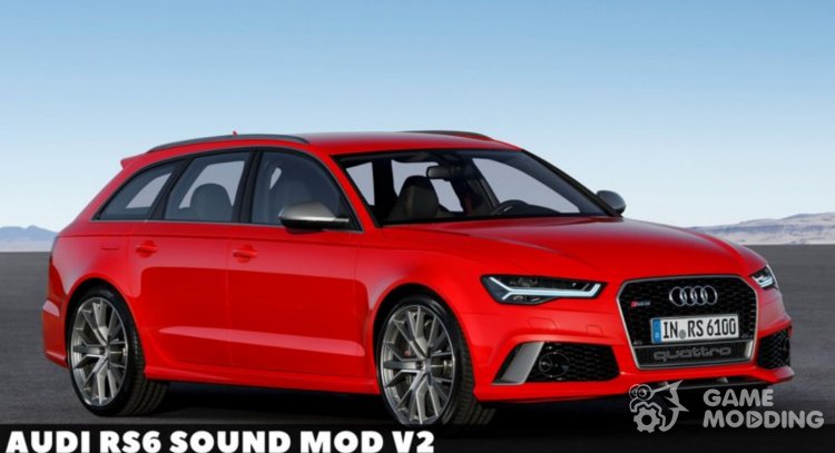 Audi RS6 Sonido mod v2 para GTA San Andreas