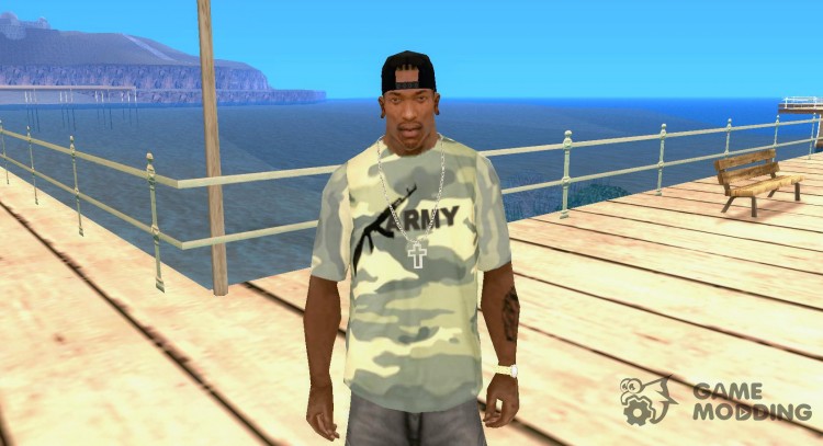 Camiseta militar para GTA San Andreas
