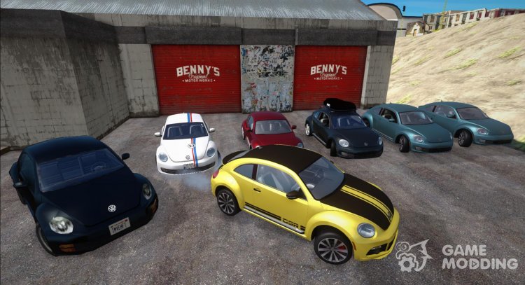 Pack of cars Volkswagen New Beetle 2010's for GTA San Andreas