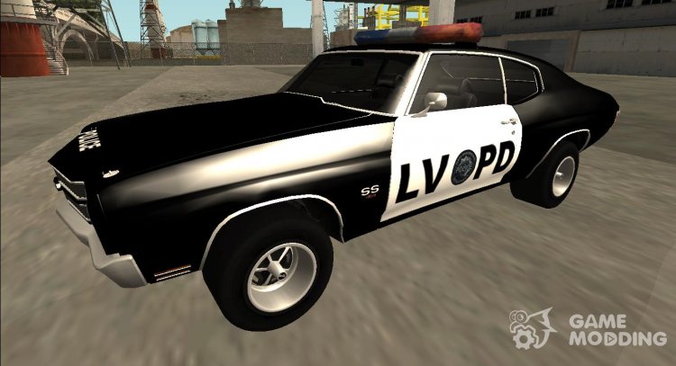 1970 Chevrolet Chevelle SS de la Policía de LVPD para GTA San Andreas