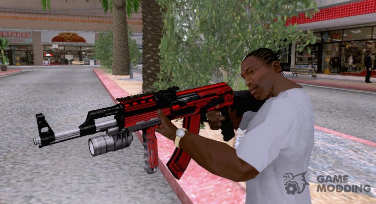 New AK-47 для GTA San Andreas