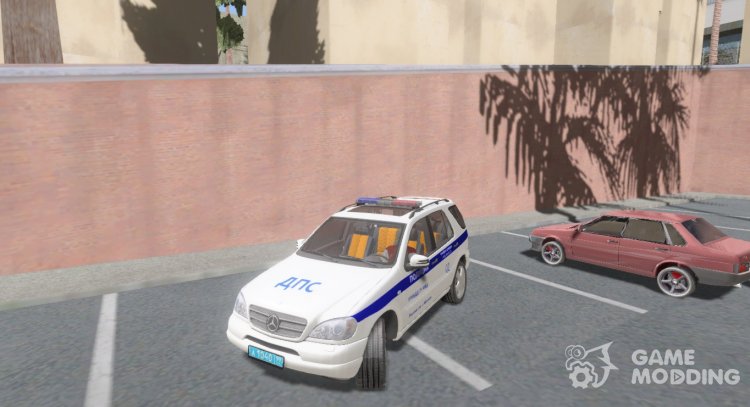Mercedes-Benz ML Police DPS for GTA San Andreas