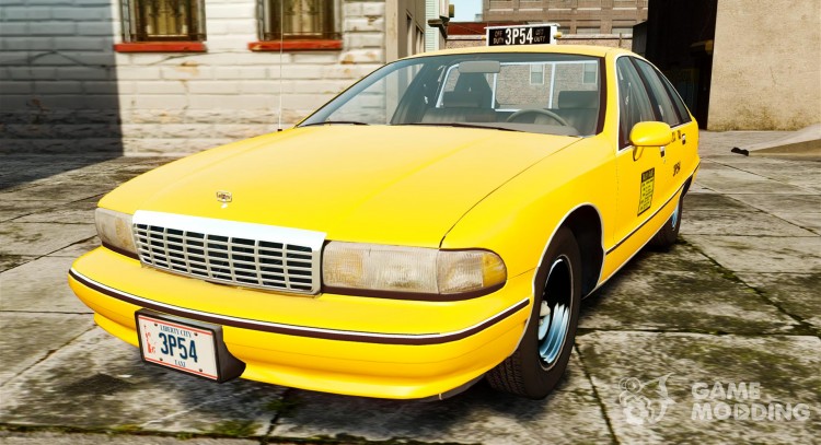 Chevrolet Caprice 1991 LCC Taxi for GTA 4