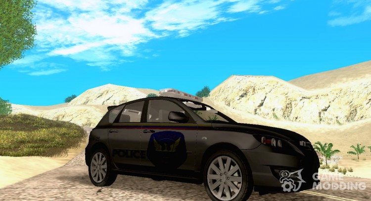 Mazda 3 Police для GTA San Andreas