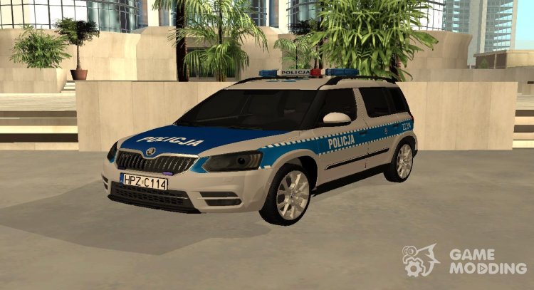 Skoda Yeti (Policja KSP) for GTA San Andreas