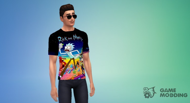 Camisetas OnCue Graphic para Sims 4