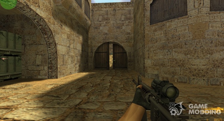 M4 con el área de la & correa para Counter Strike 1.6