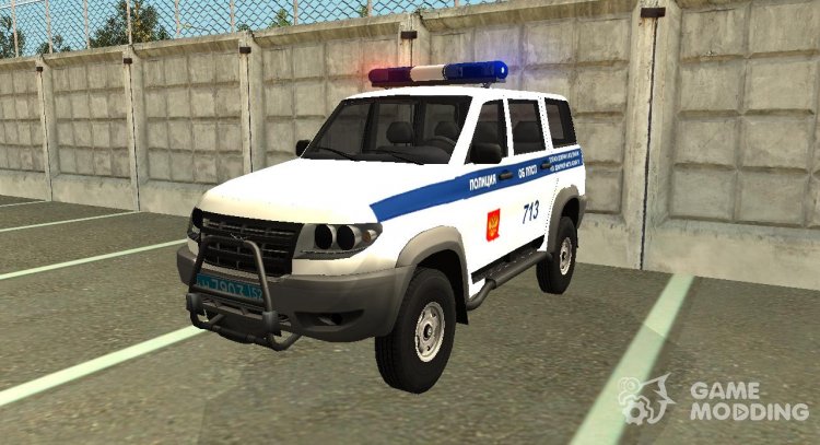 UAZ Patriot policía PPS para GTA San Andreas