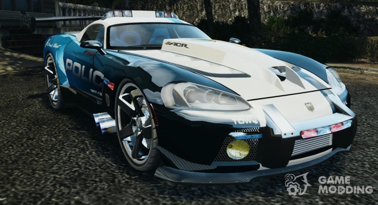 Dodge Viper SRT-10 ACR ELITE POLICE [ELS] для GTA 4