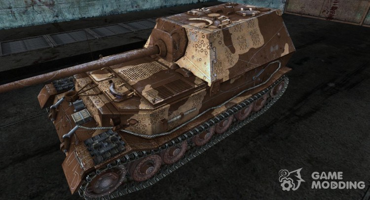 Tela de esmeril para Ferdinand (marrón) para World Of Tanks