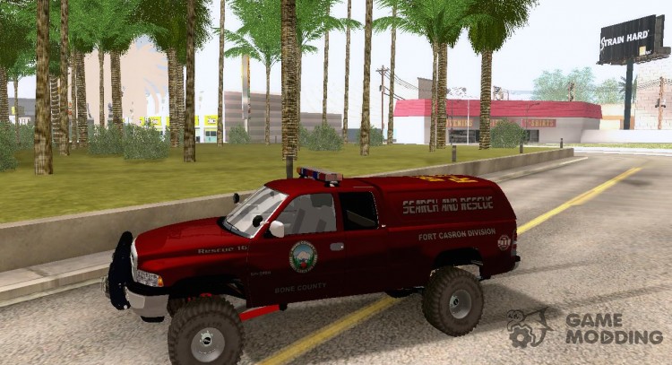 Dodge Ram 3500 Search & Rescue para GTA San Andreas