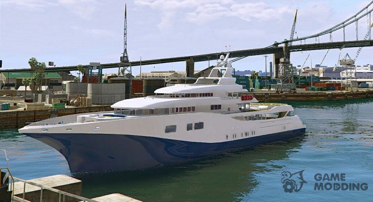 Drivable Yacht IV 2.0 for GTA 5