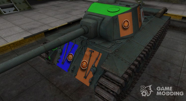 High-quality skin for FCM 50 t for World Of Tanks