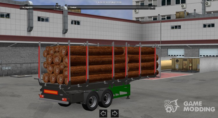 Logs Trailer 1.22 for Euro Truck Simulator 2