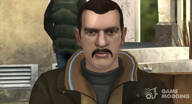 Moustached Nico for GTA San Andreas