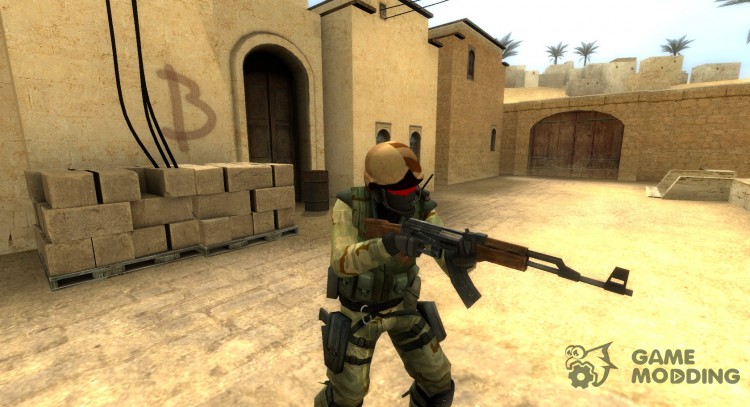 Zombies en el desierto de combate de las fuerzas especiales. para Counter-Strike Source