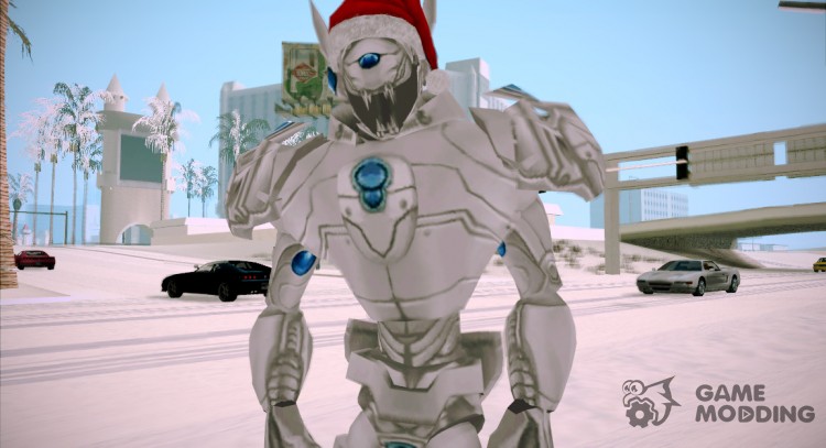 Альтрон в новогодней шапке (Marvel - Ultimate Alliance) для GTA San Andreas