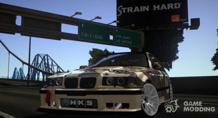 1998 BMW E36 Drift by Hazzard Garage for GTA San Andreas