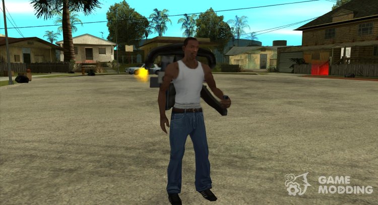 Jetpack with Russian license plates for GTA San Andreas