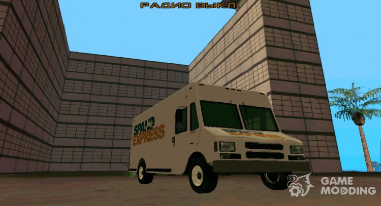 GTA IV Brute Boxville with SpandEx livery для GTA San Andreas