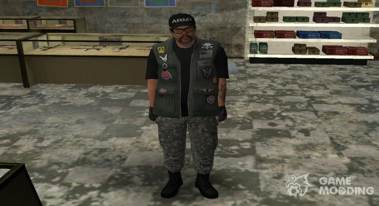 GTA V Ammunation Seller para GTA San Andreas