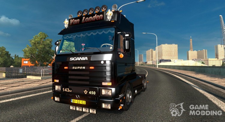 Scania 143m and V8 Sound для Euro Truck Simulator 2