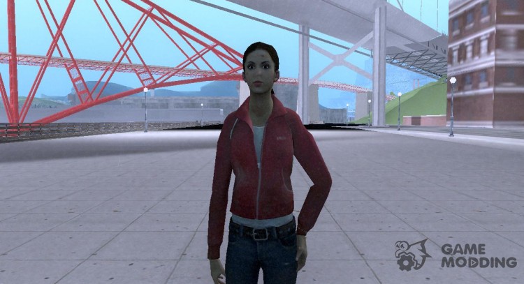 Zoe es de Left 4 Dead para GTA San Andreas