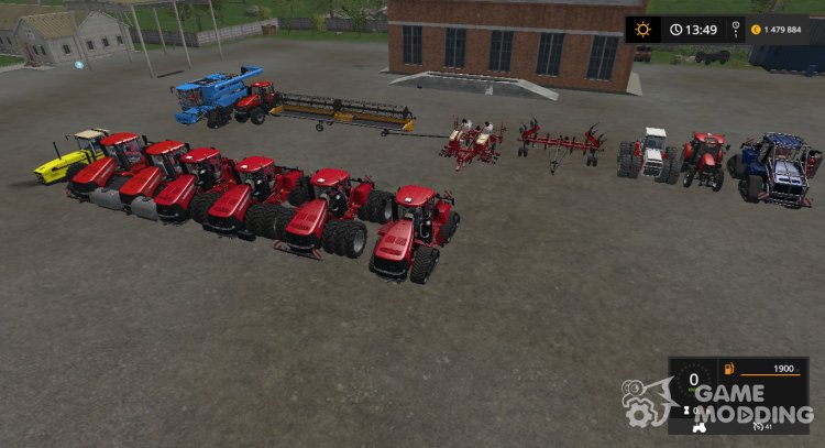 Case v PACK.1 for Farming Simulator 2017