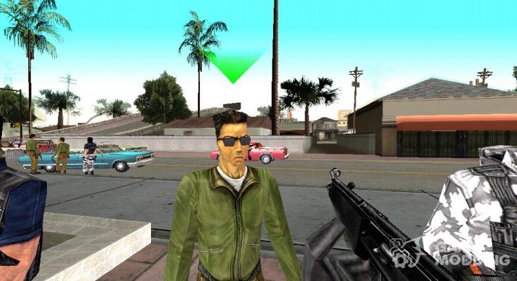 MP5 from Counter Strike 1.6 для GTA San Andreas