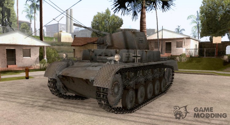 Tanque ligero Panzer 2 Ausf.Con para GTA:SA