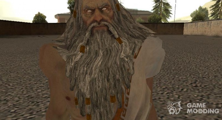 Zeus with long tunica from God of War 3 for GTA San Andreas