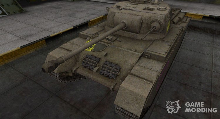 Contorno de la zona de ruptura del Centurion Mk. I para World Of Tanks