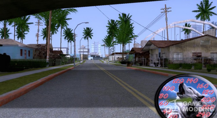 Spedometr WoLf for GTA San Andreas