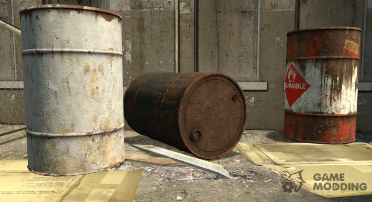 HD Oil Drum Remaster for Counter-Strike Source
