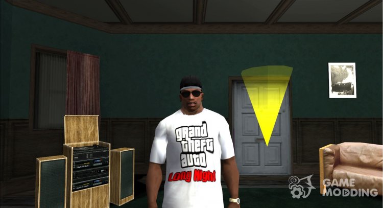 T-Shirt Long Night para GTA San Andreas