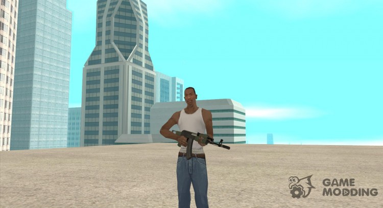 AK-47 con silenciador de GTA 5 (Final) para GTA San Andreas