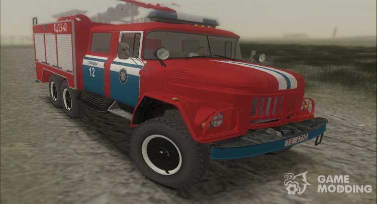 Fireman ZiL-131 AC-2,5-40 of the Republic of Belarus for GTA San Andreas