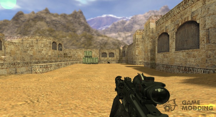 M4A1 + Acog + M203, Sarqune для Counter Strike 1.6