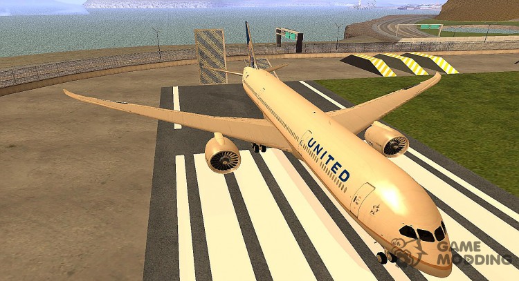 Boeing 787 Dreamliner United for GTA San Andreas