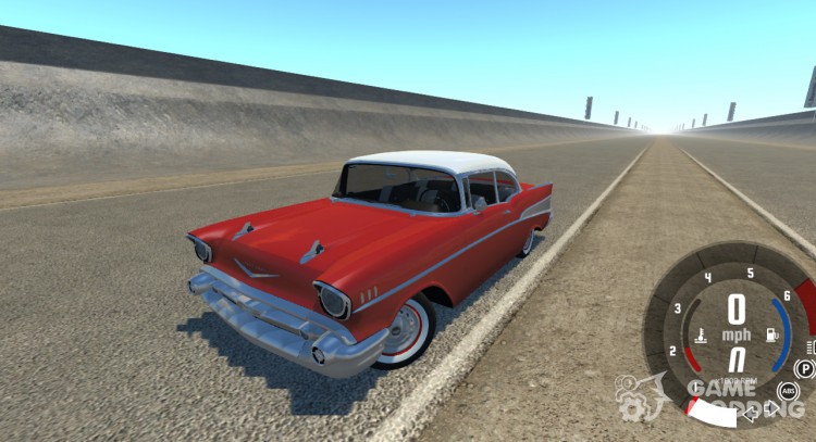 Chevrolet Bel Air Coupe 1957 для BeamNG.Drive