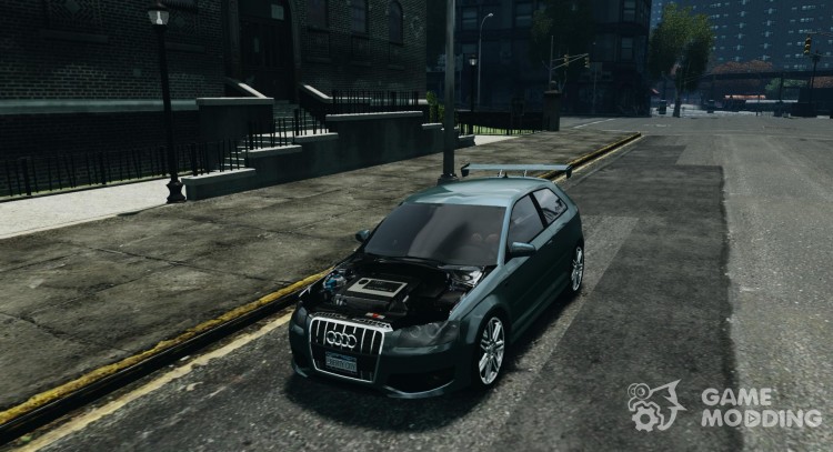 Audi S3 2006 v1.1 тонированая для GTA 4