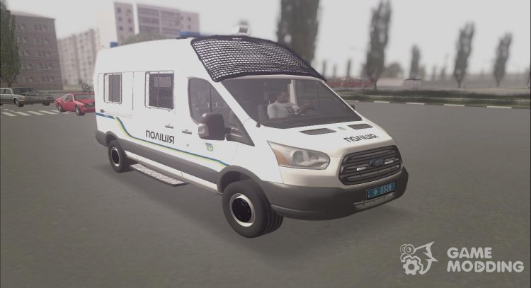 Ford Transit Police of Ukraine for GTA San Andreas