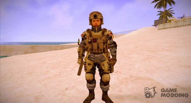Rifleman Blackwood from Warface for GTA San Andreas