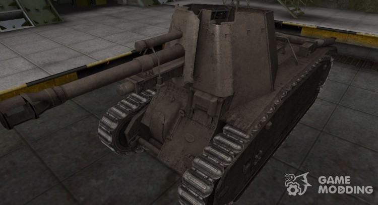 Перекрашенный французкий скин для 105 leFH18B2 для World Of Tanks