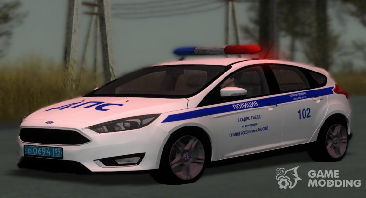 Ford Focus 3 2014 policía de tránsito para GTA San Andreas