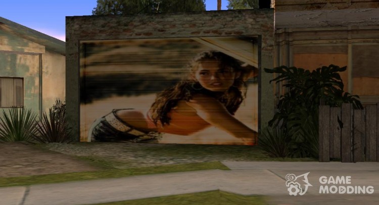 Megan Fox poster for GTA San Andreas