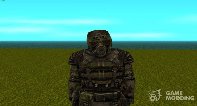 Miembro de la agrupación SAT GRC de S. T. A. L. K. E. R v. 5 para GTA San Andreas