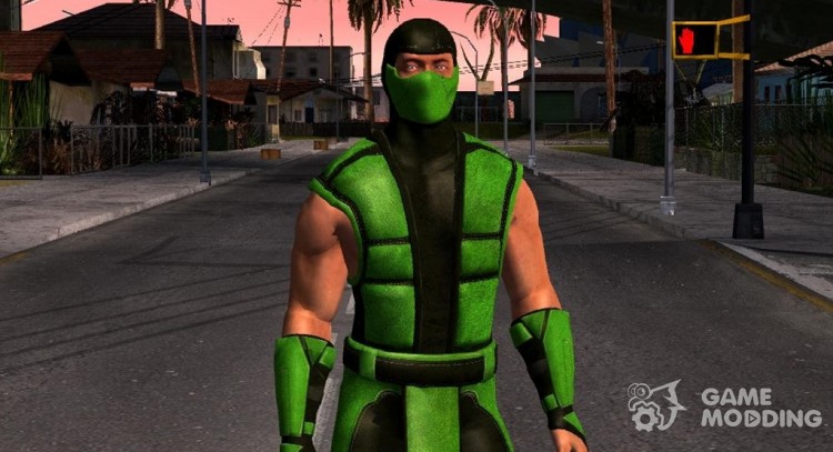 X Mortal Kombat Klassic Human Reptile for GTA San Andreas