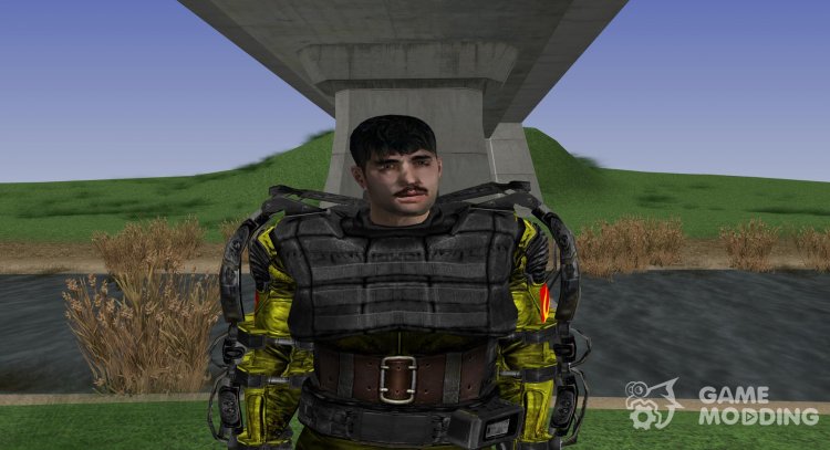 Член группировки Комсомол с уникальной внешностью из S.T.A.L.K.E.R для GTA San Andreas