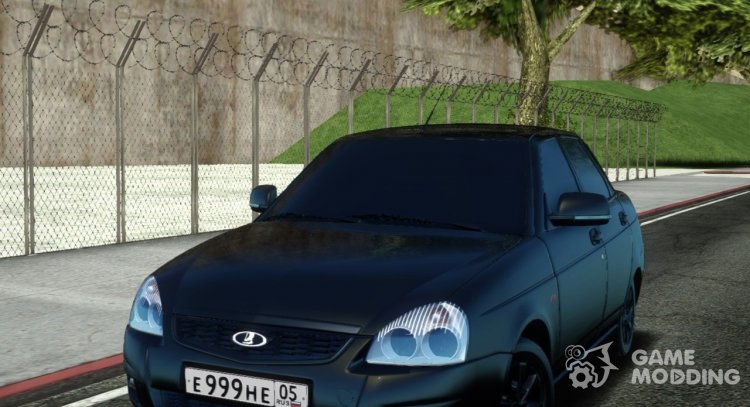 Lada Priora Black Edition for GTA San Andreas